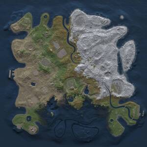 Thumbnail Rust Map: Procedural Map, Size: 4000, Seed: 511522754, 17 Monuments
