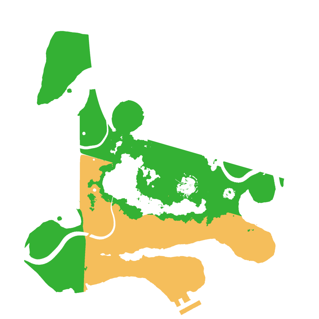 Biome Rust Map: Procedural Map, Size: 2800, Seed: 1857243558