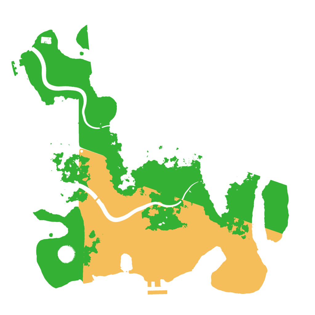 Biome Rust Map: Procedural Map, Size: 3250, Seed: 549417311