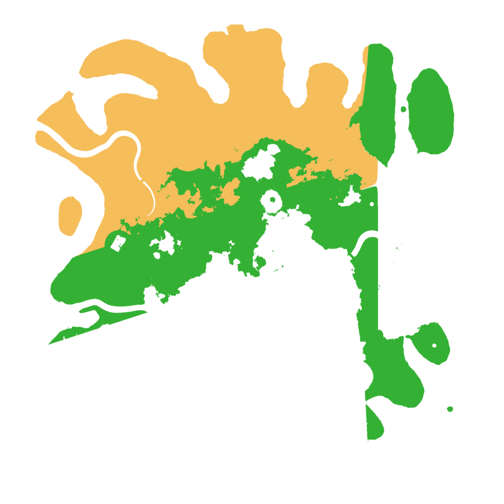 Biome Rust Map: Procedural Map, Size: 3500, Seed: 2024153988