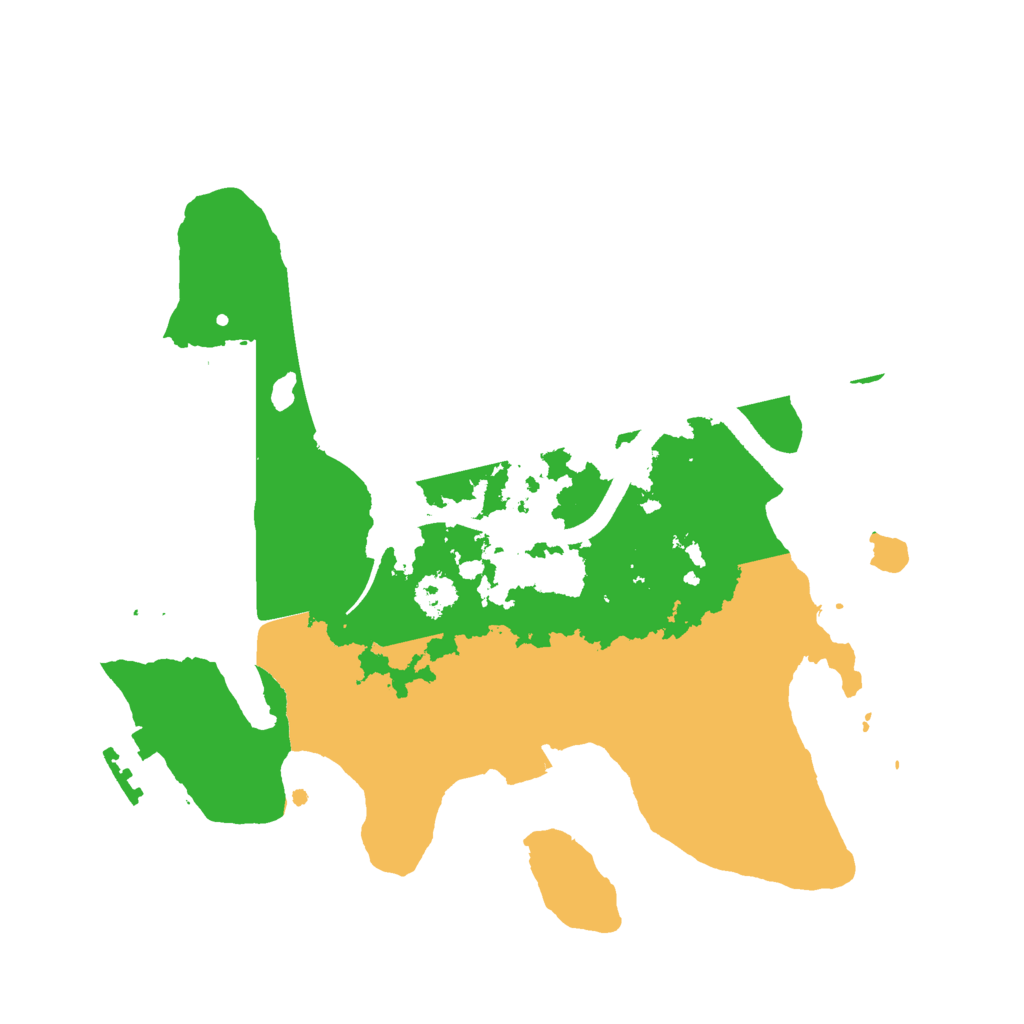 Biome Rust Map: Procedural Map, Size: 2500, Seed: 1519433033