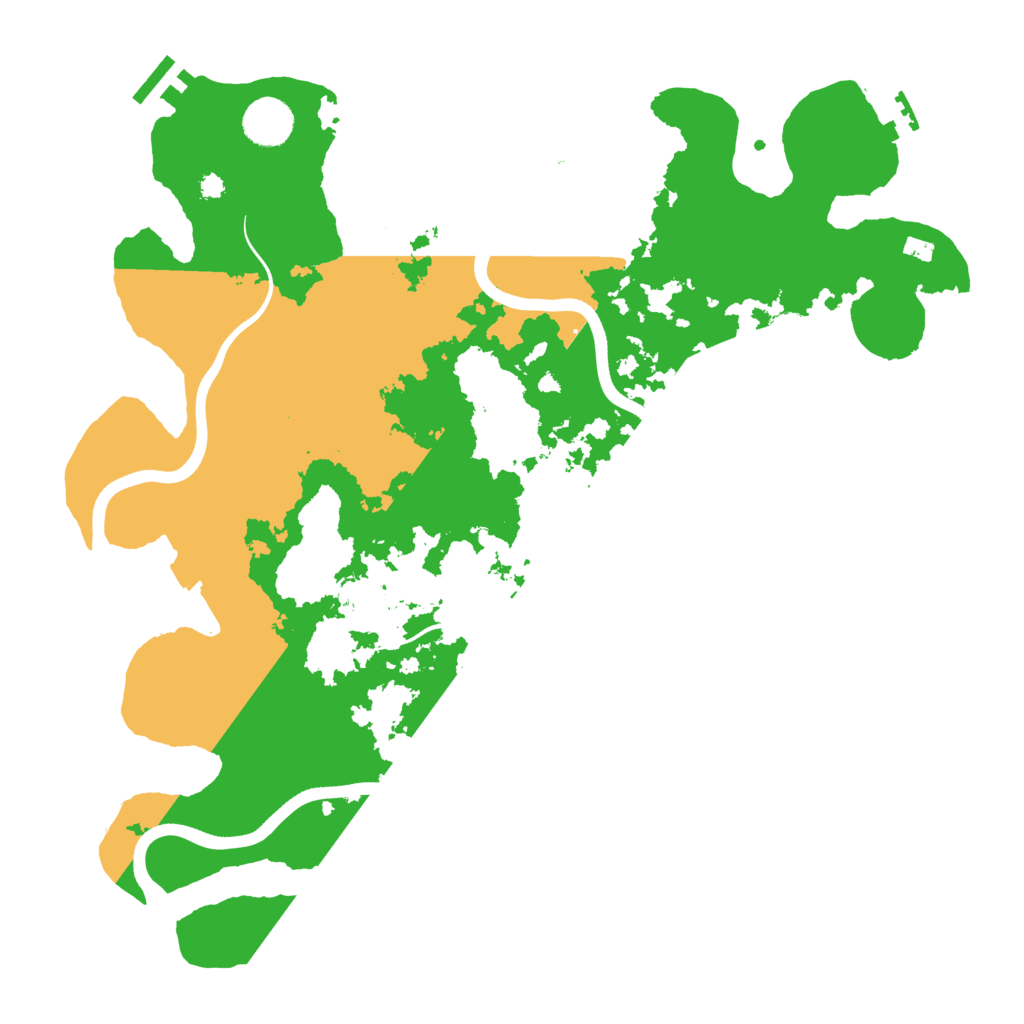Biome Rust Map: Procedural Map, Size: 3750, Seed: 1924960703