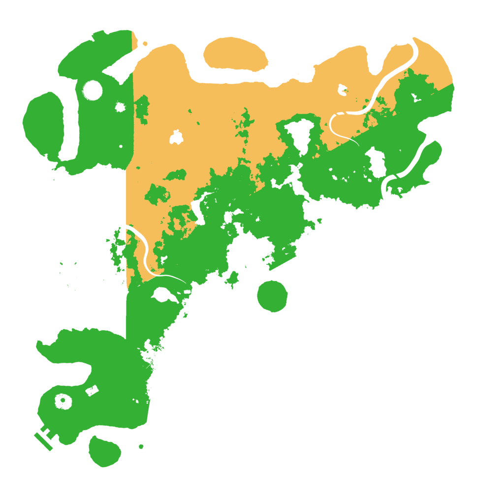 Biome Rust Map: Procedural Map, Size: 4500, Seed: 477504757