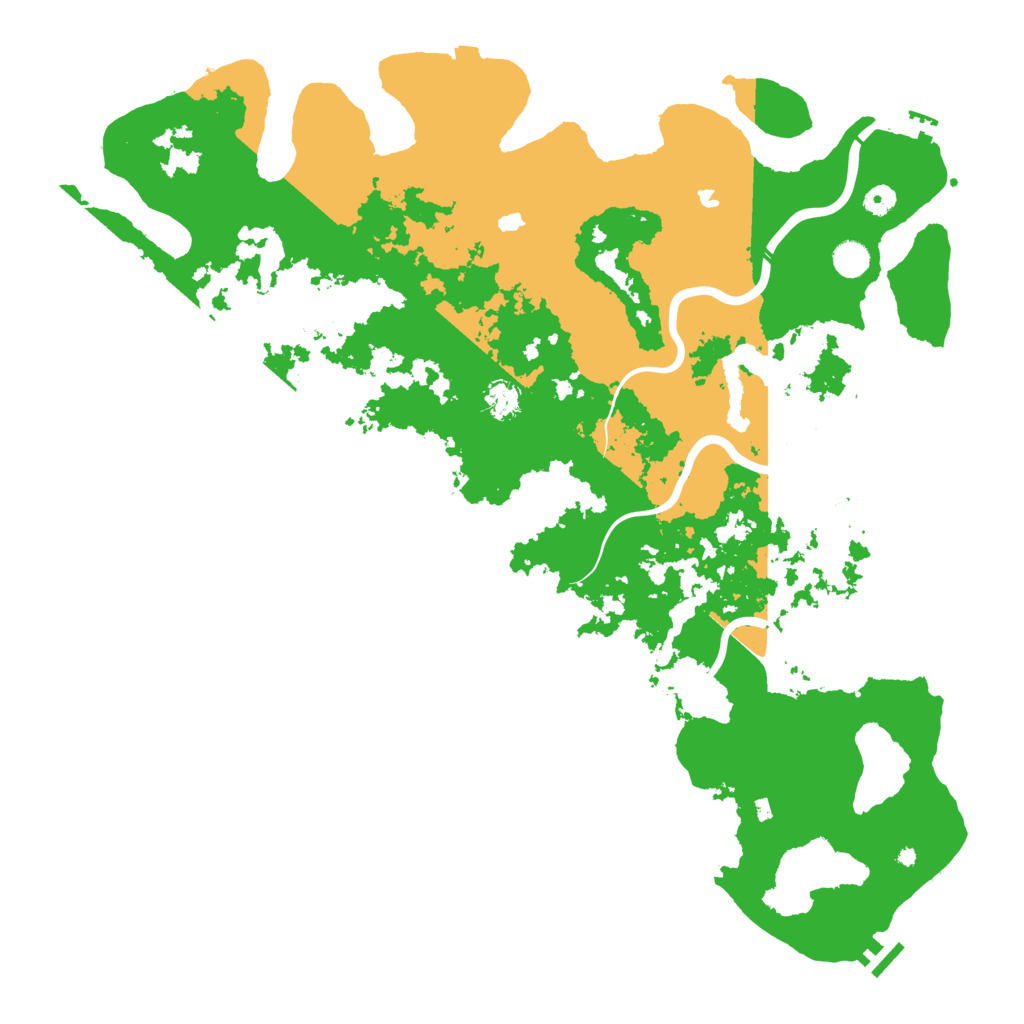 Biome Rust Map: Procedural Map, Size: 5000, Seed: 1796688072
