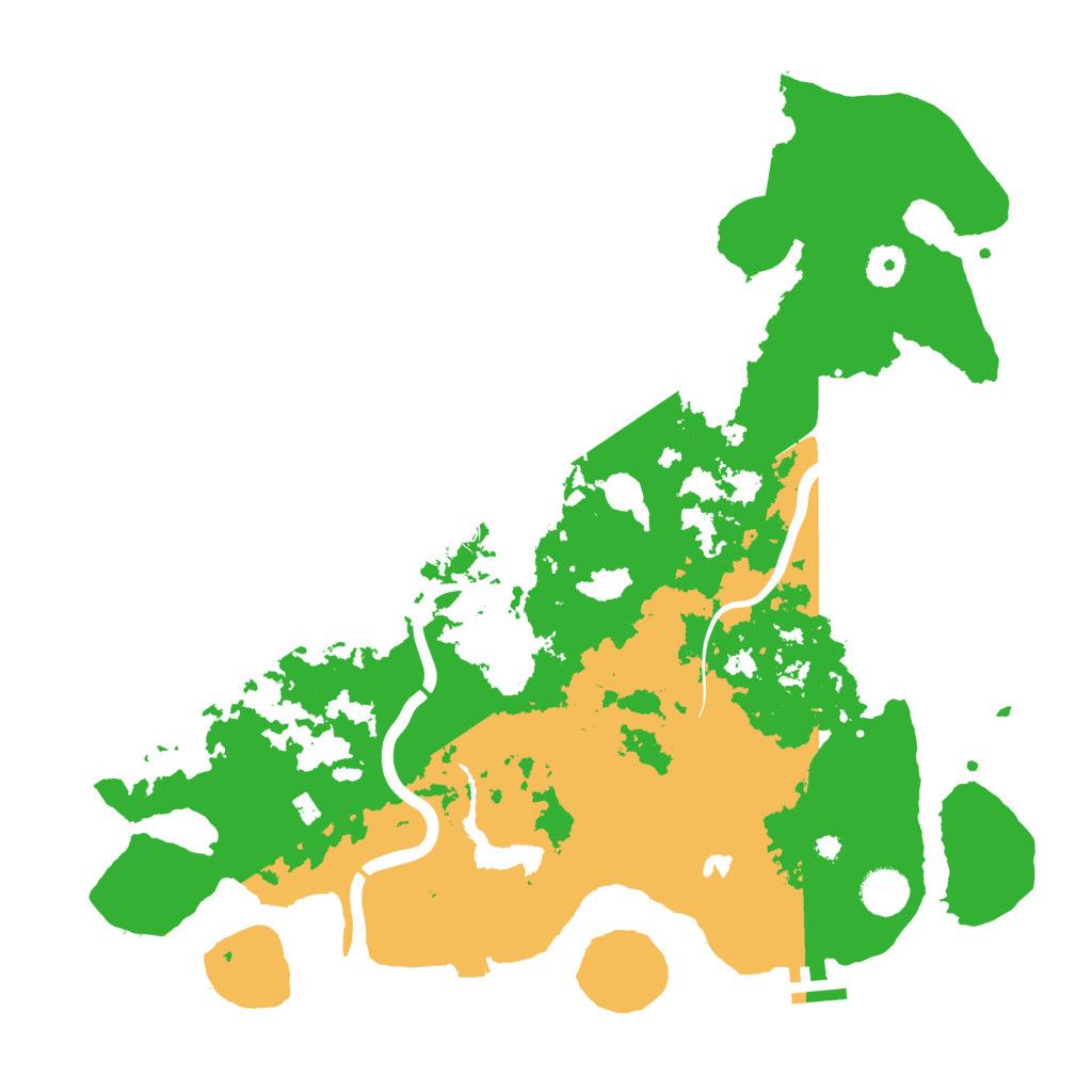Biome Rust Map: Procedural Map, Size: 4000, Seed: 25328