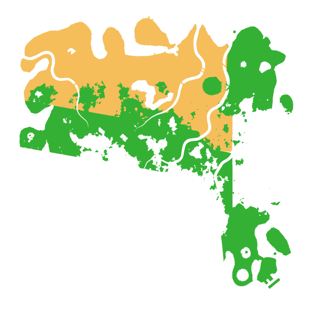 Biome Rust Map: Procedural Map, Size: 4500, Seed: 582089946