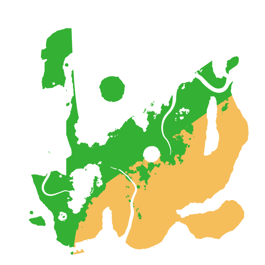 Biome Rust Map: Procedural Map, Size: 3000, Seed: 1625349