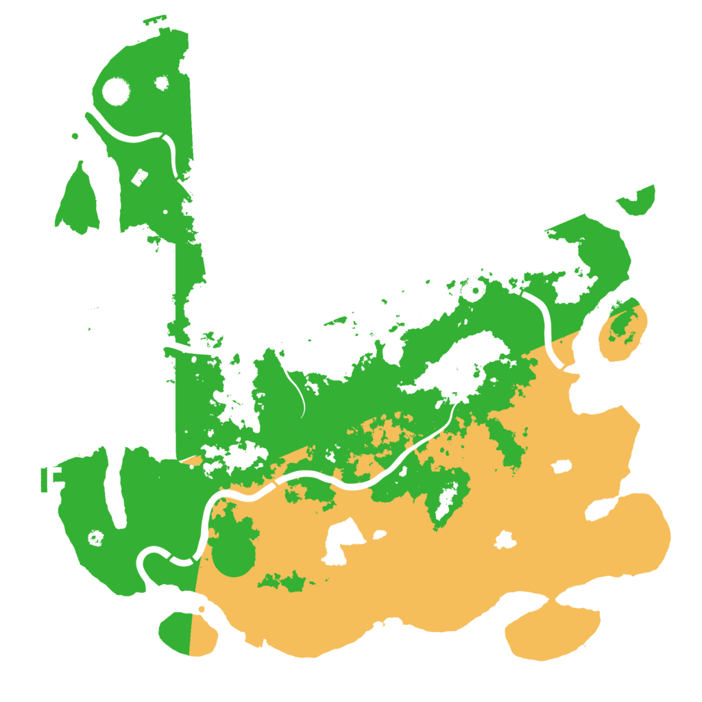 Biome Rust Map: Procedural Map, Size: 4500, Seed: 509910994