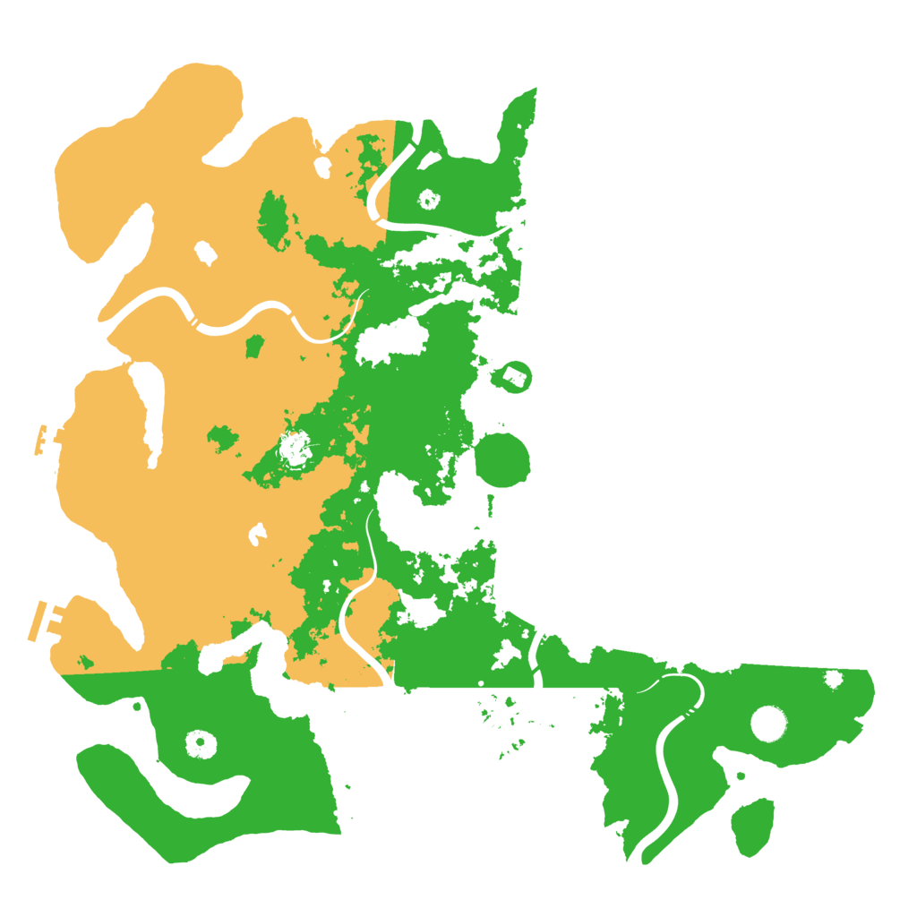 Biome Rust Map: Procedural Map, Size: 4500, Seed: 1942093640