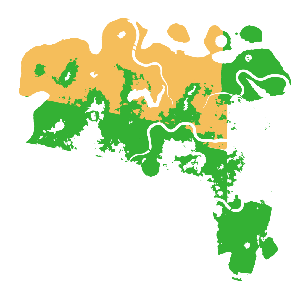 Biome Rust Map: Procedural Map, Size: 4500, Seed: 401631032