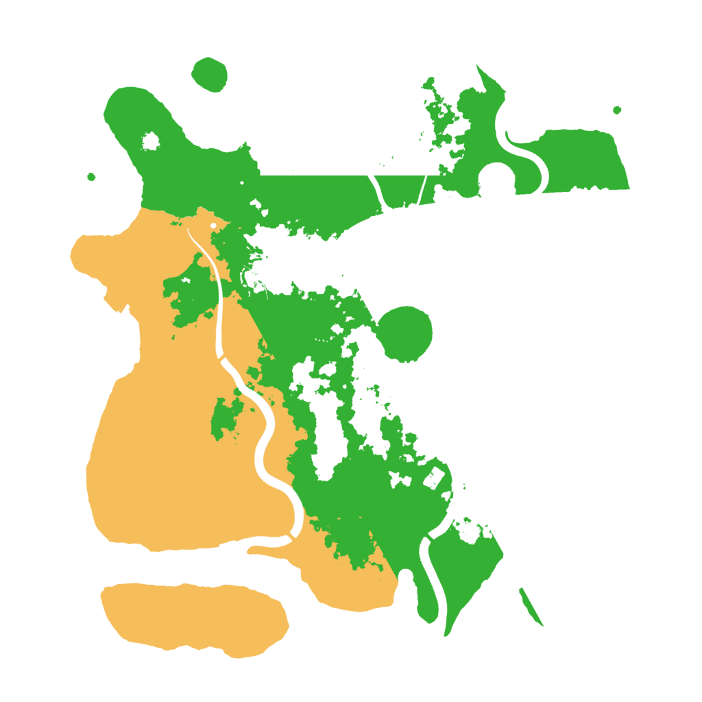 Biome Rust Map: Procedural Map, Size: 3500, Seed: 103762539