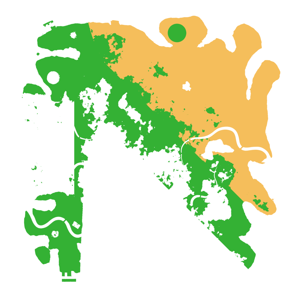 Biome Rust Map: Procedural Map, Size: 4250, Seed: 143024684