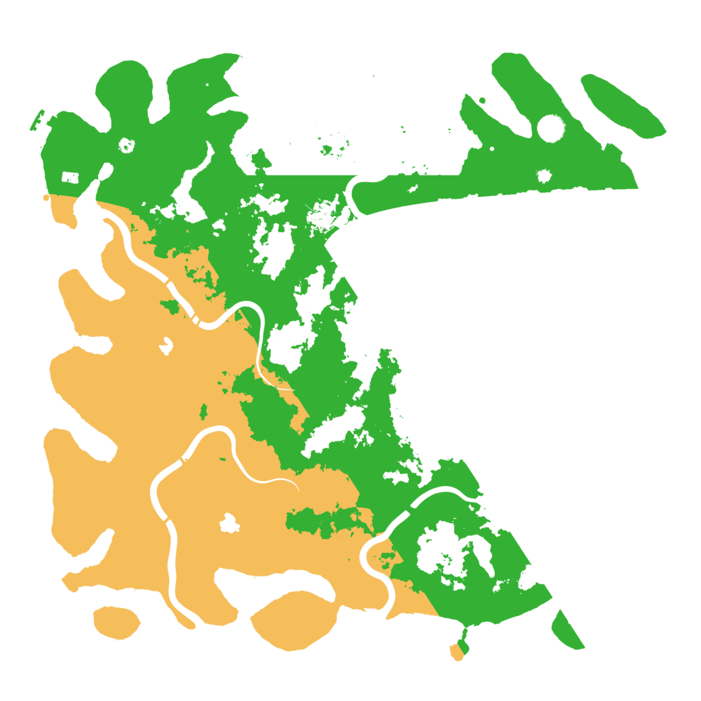 Biome Rust Map: Procedural Map, Size: 4500, Seed: 469030097