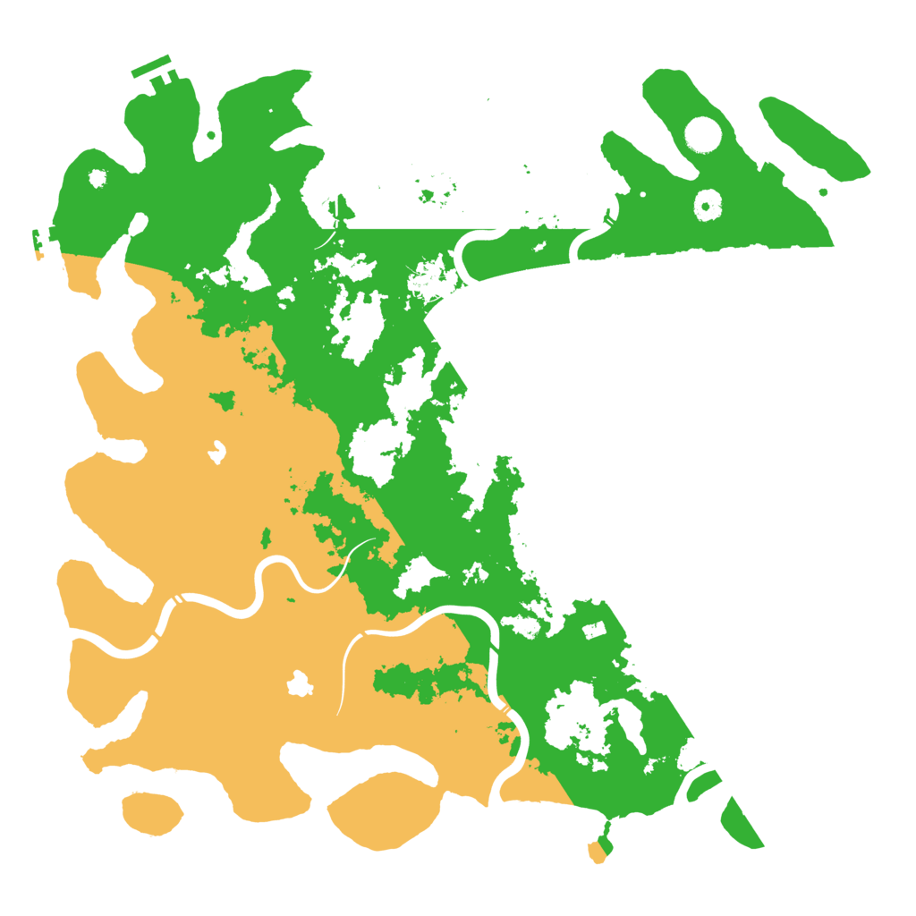 Biome Rust Map: Procedural Map, Size: 4500, Seed: 469030097
