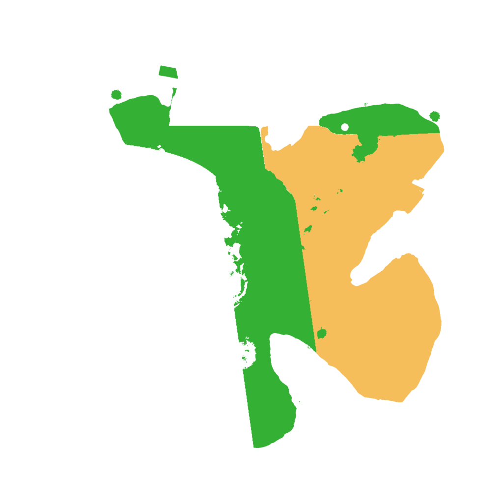Biome Rust Map: Procedural Map, Size: 2000, Seed: 1141728042