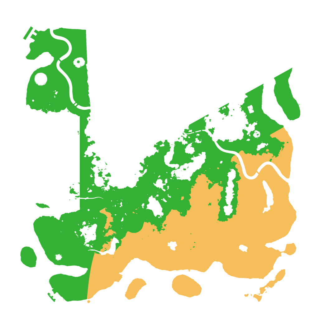 Biome Rust Map: Procedural Map, Size: 4500, Seed: 67895698