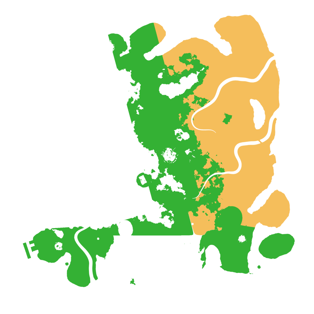 Biome Rust Map: Procedural Map, Size: 3900, Seed: 84219