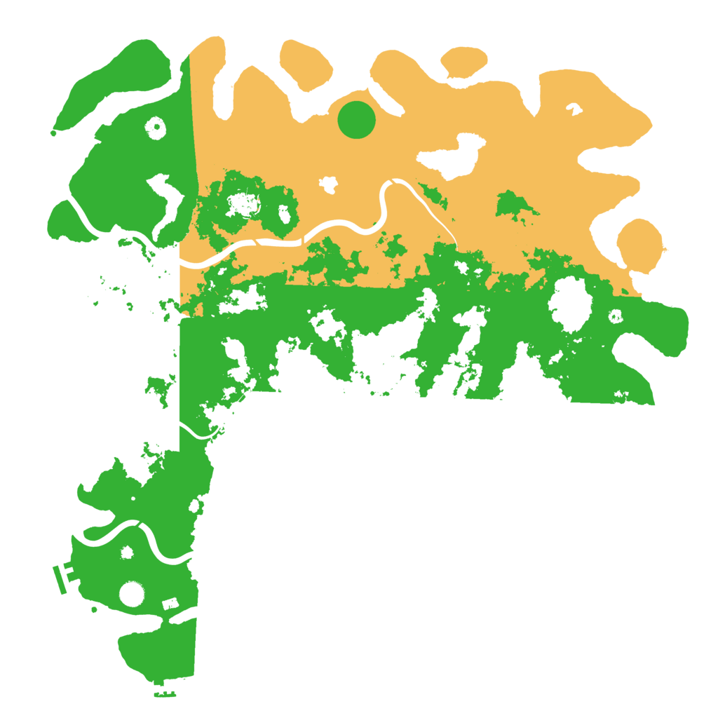 Biome Rust Map: Procedural Map, Size: 5000, Seed: 1237013081