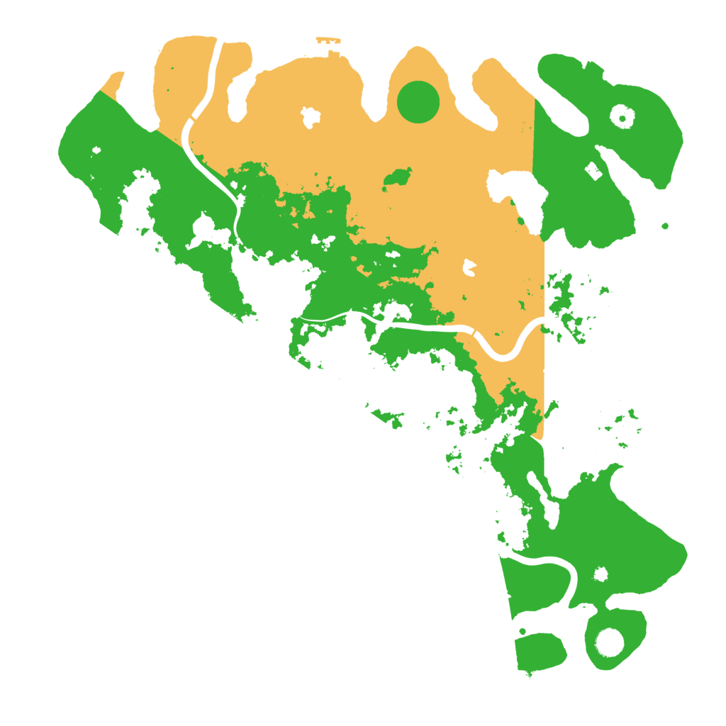 Biome Rust Map: Procedural Map, Size: 4500, Seed: 1798382817