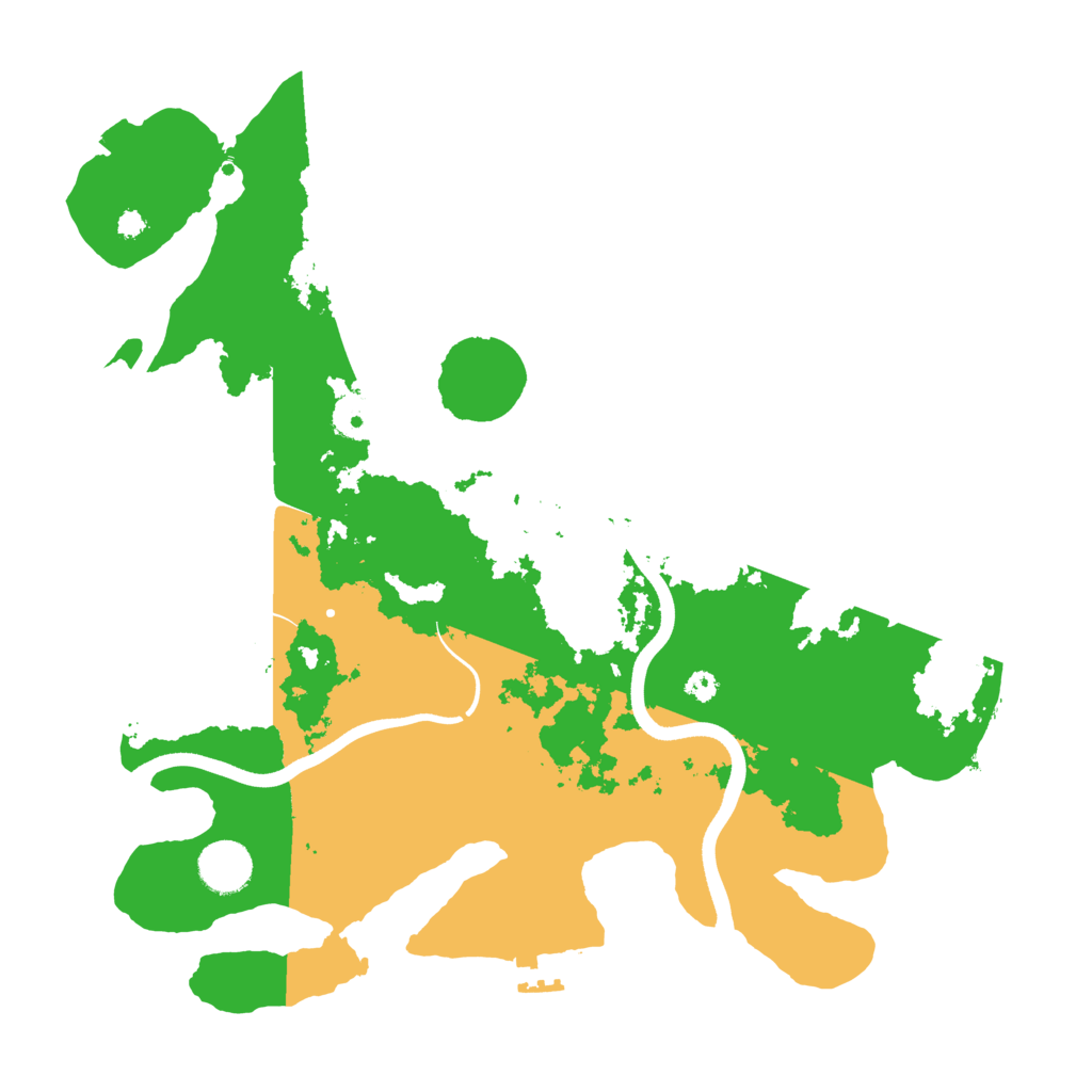 Biome Rust Map: Procedural Map, Size: 3600, Seed: 2144413852
