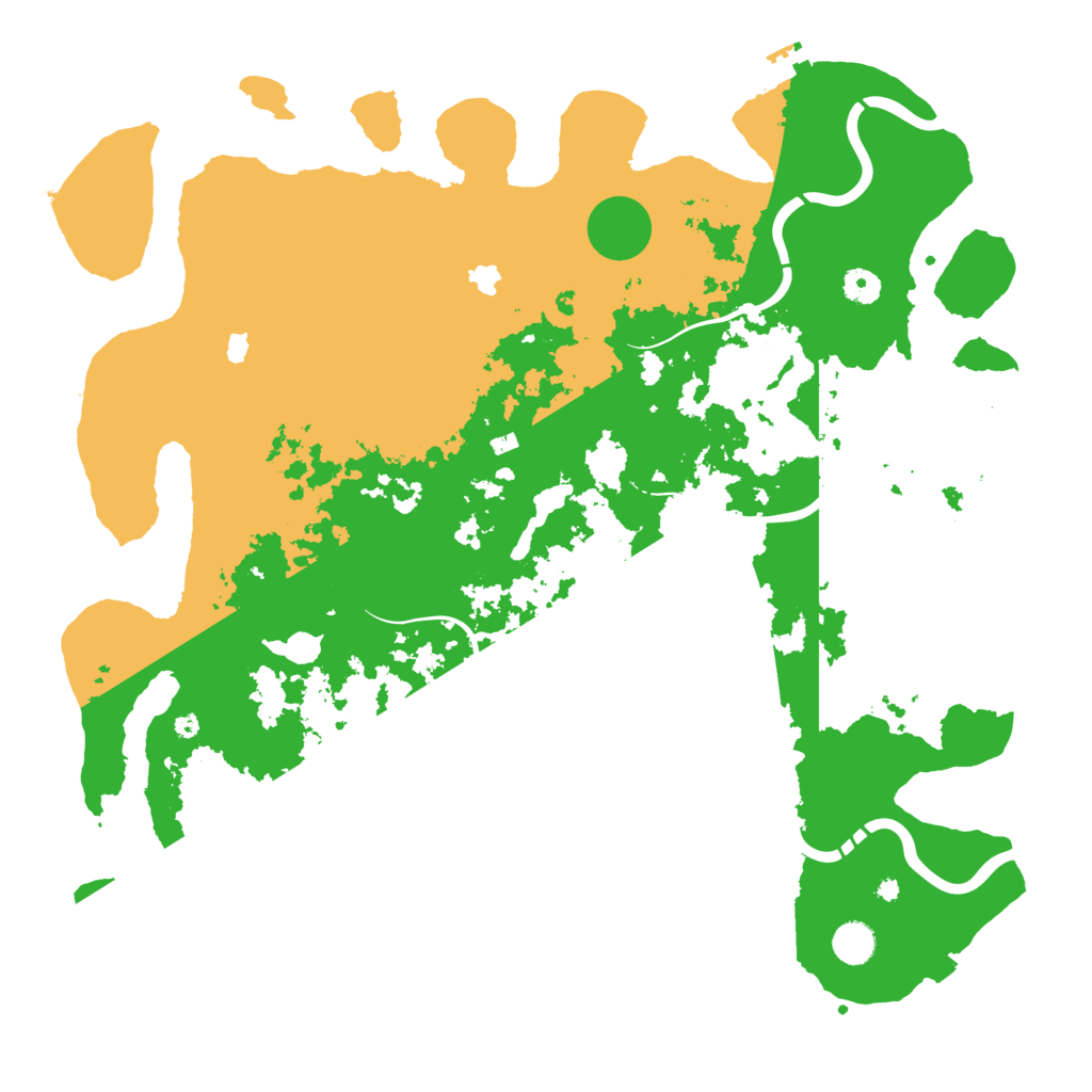 Biome Rust Map: Procedural Map, Size: 4500, Seed: 38705297