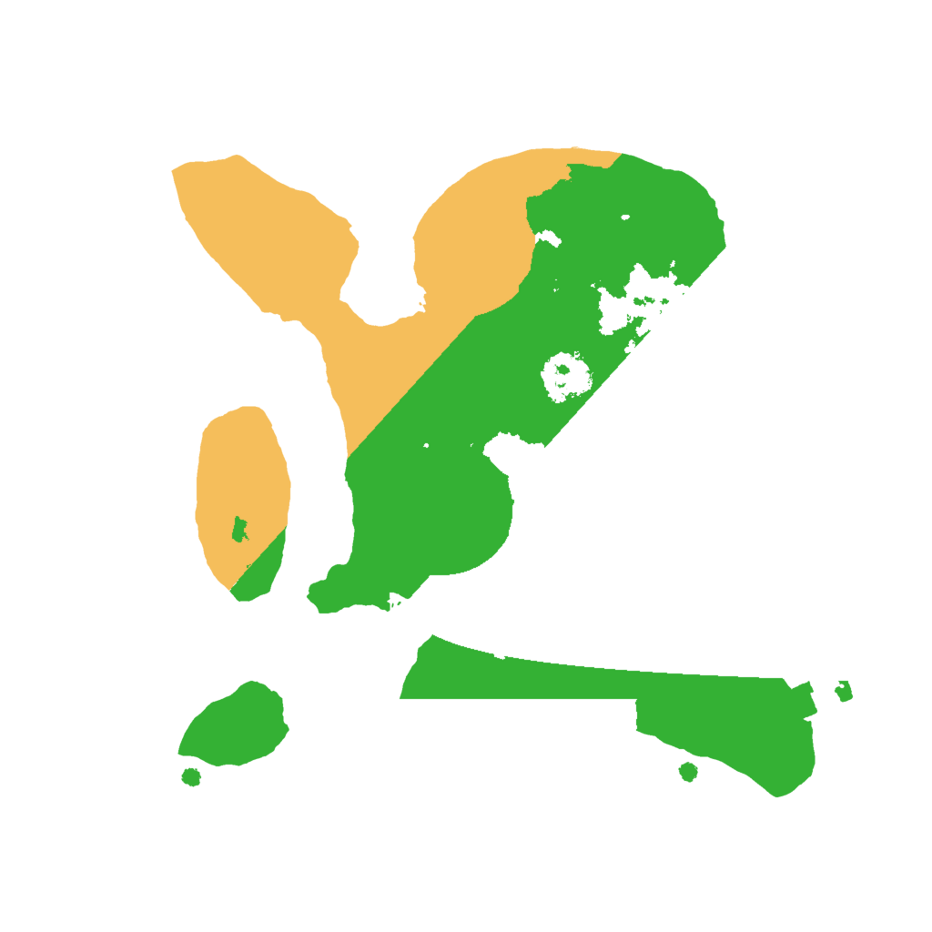 Biome Rust Map: Procedural Map, Size: 2000, Seed: 442846926