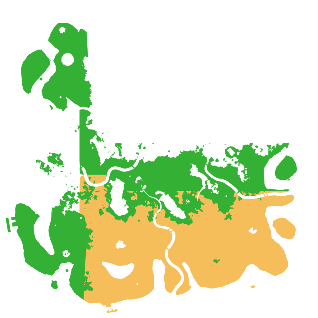 Biome Rust Map: Procedural Map, Size: 4500, Seed: 731895268