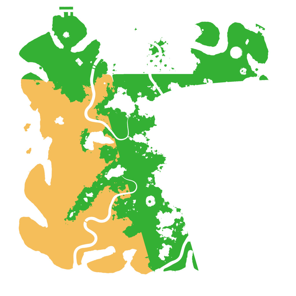 Biome Rust Map: Procedural Map, Size: 4350, Seed: 12131415