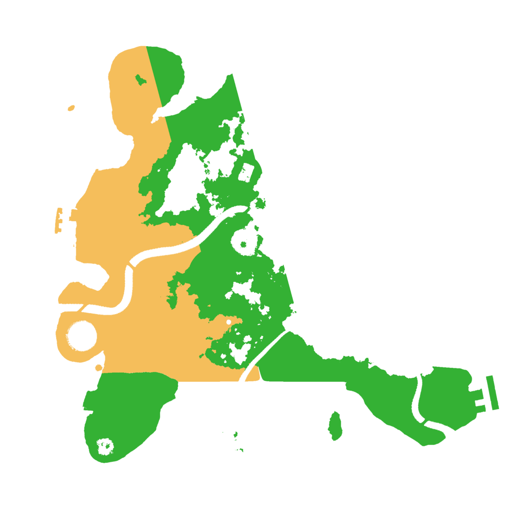 Biome Rust Map: Procedural Map, Size: 3000, Seed: 1099906307