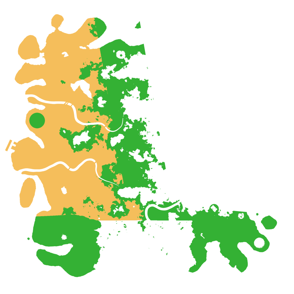 Biome Rust Map: Procedural Map, Size: 5000, Seed: 195375