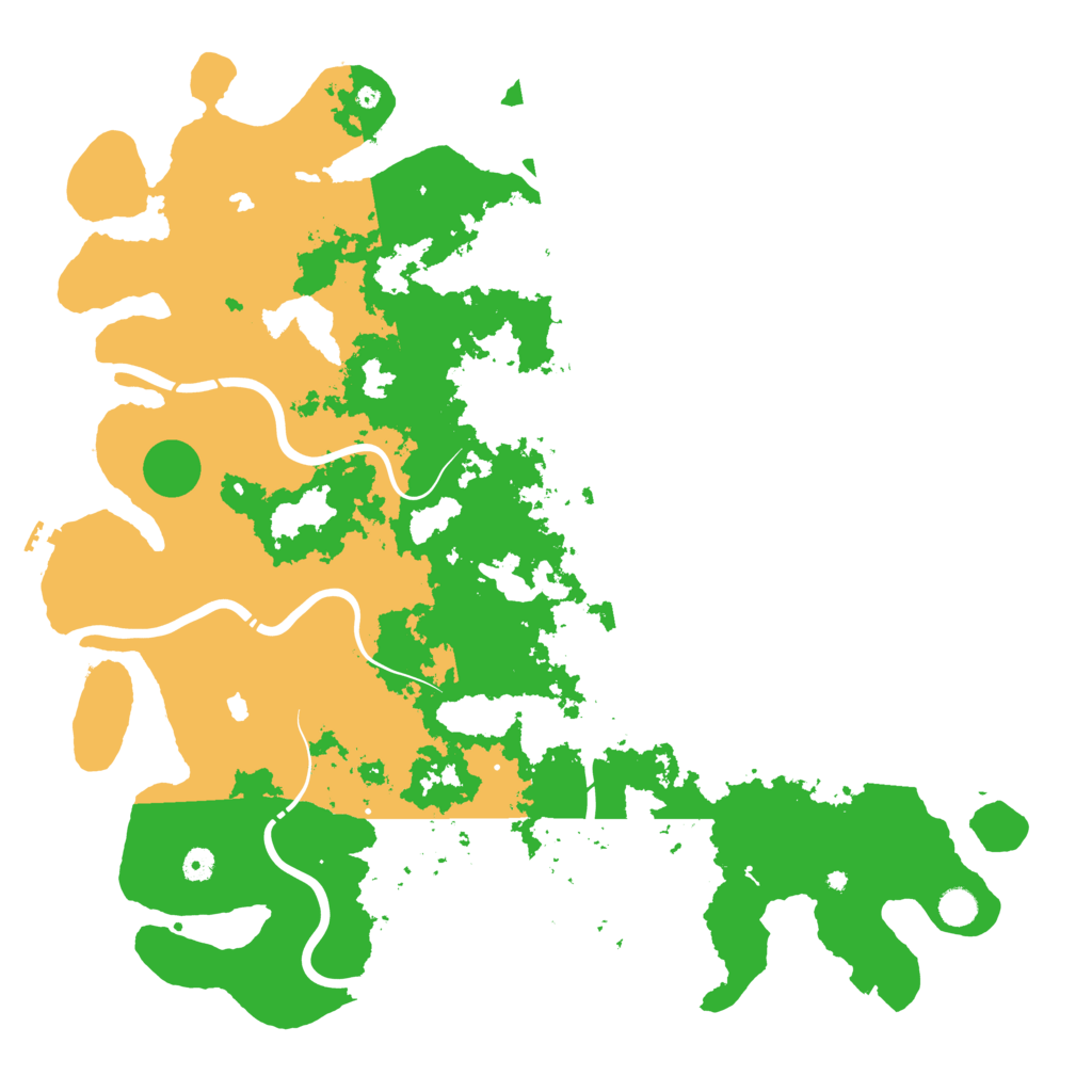 Biome Rust Map: Procedural Map, Size: 5000, Seed: 195375