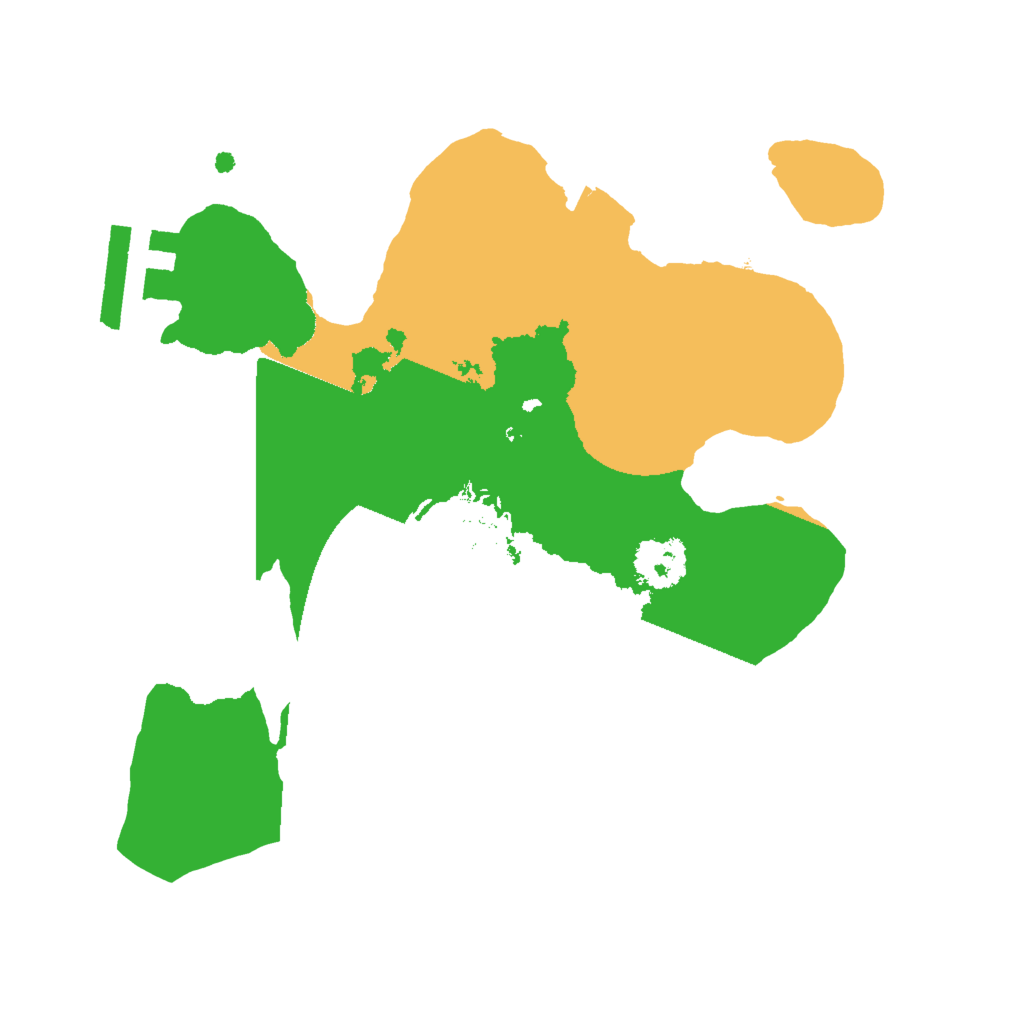 Biome Rust Map: Procedural Map, Size: 2000, Seed: 1355419221