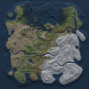 Thumbnail Rust Map: Procedural Map, Size: 4250, Seed: 1050380751, 16 Monuments