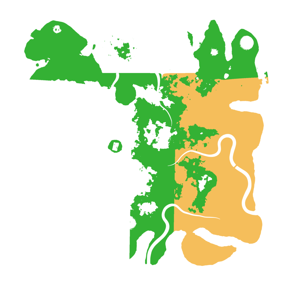 Biome Rust Map: Procedural Map, Size: 3750, Seed: 6112025
