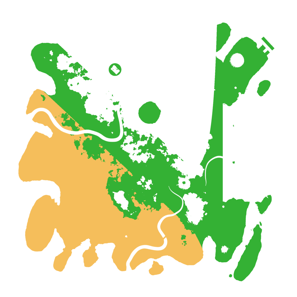 Biome Rust Map: Procedural Map, Size: 3750, Seed: 153083131