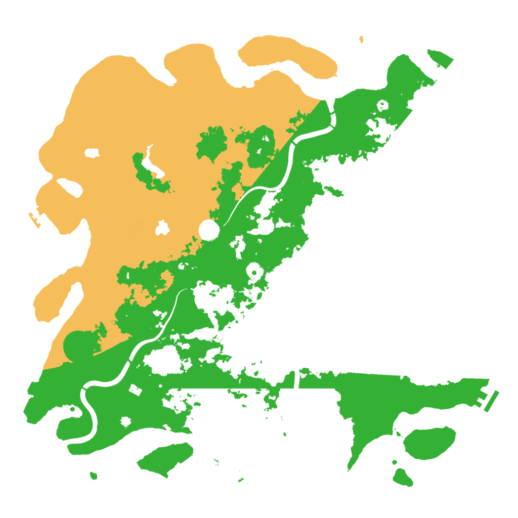 Biome Rust Map: Procedural Map, Size: 4500, Seed: 14824246