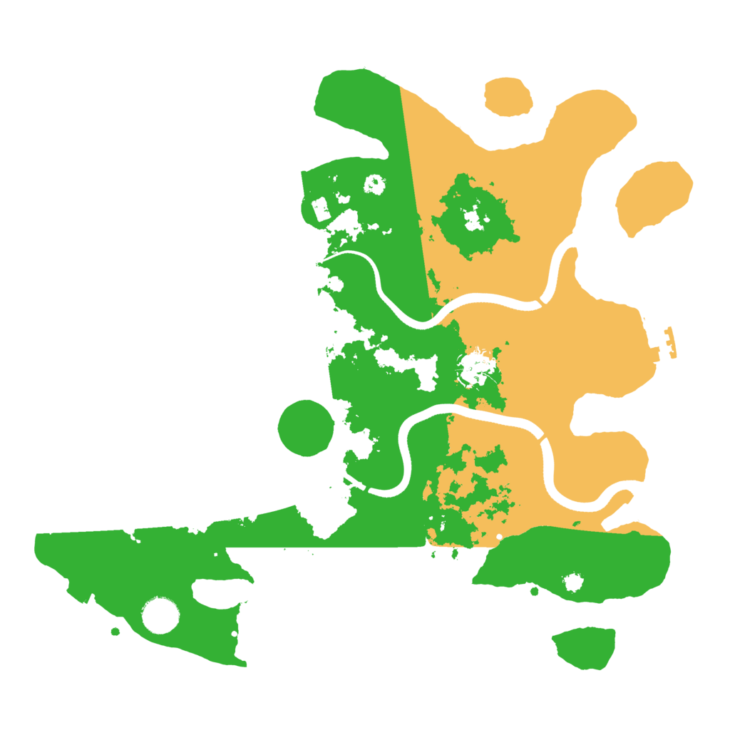 Biome Rust Map: Procedural Map, Size: 3500, Seed: 1711083953