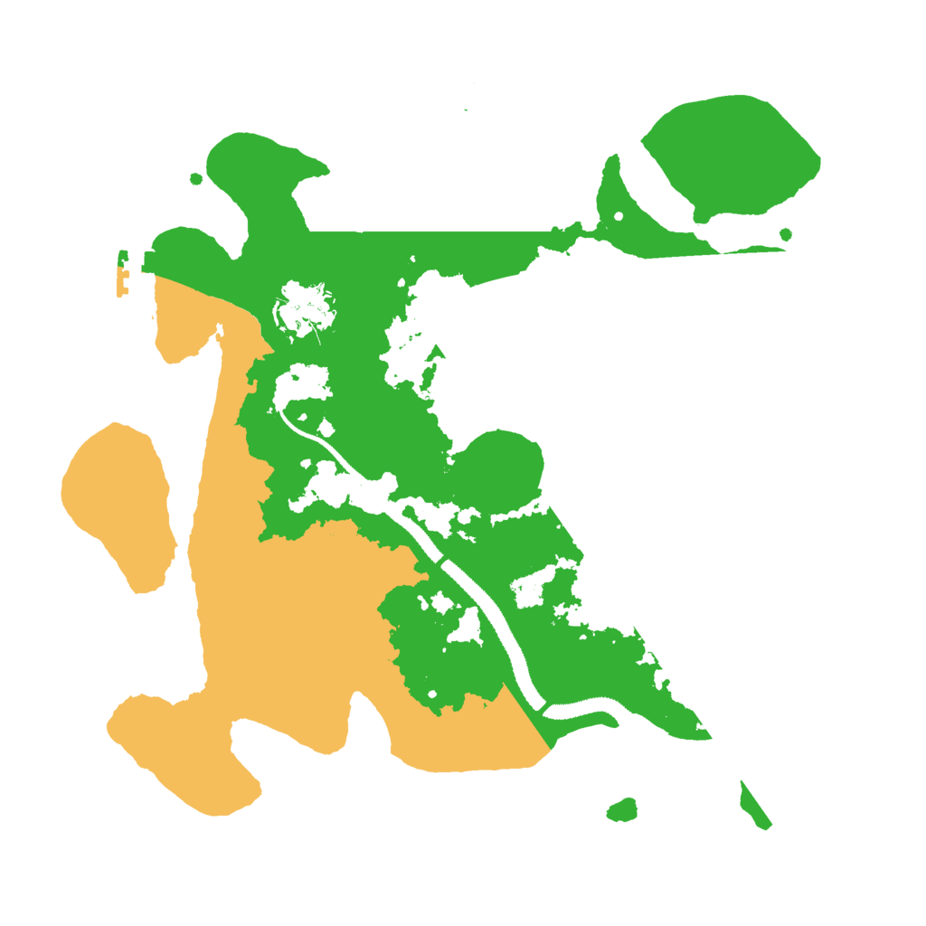 Biome Rust Map: Procedural Map, Size: 3000, Seed: 319578090
