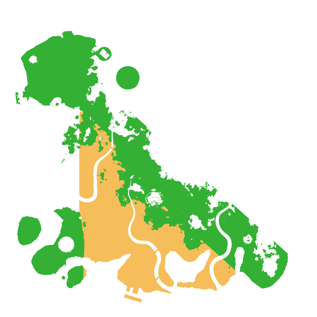Biome Rust Map: Procedural Map, Size: 3600, Seed: 702