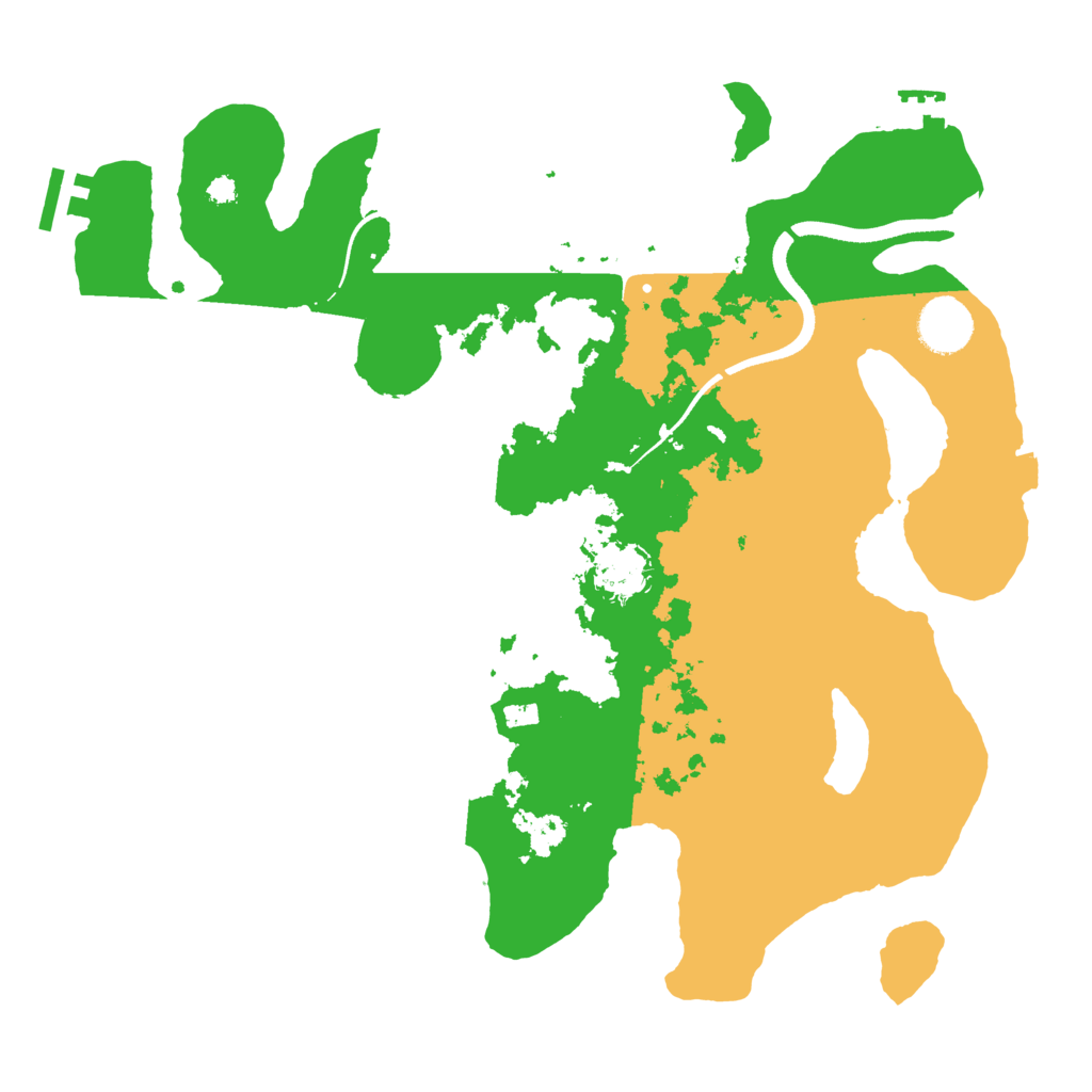 Biome Rust Map: Procedural Map, Size: 3500, Seed: 1287373613
