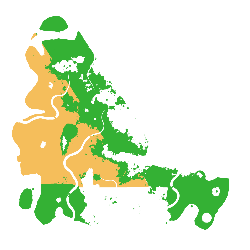 Biome Rust Map: Procedural Map, Size: 4500, Seed: 575661451