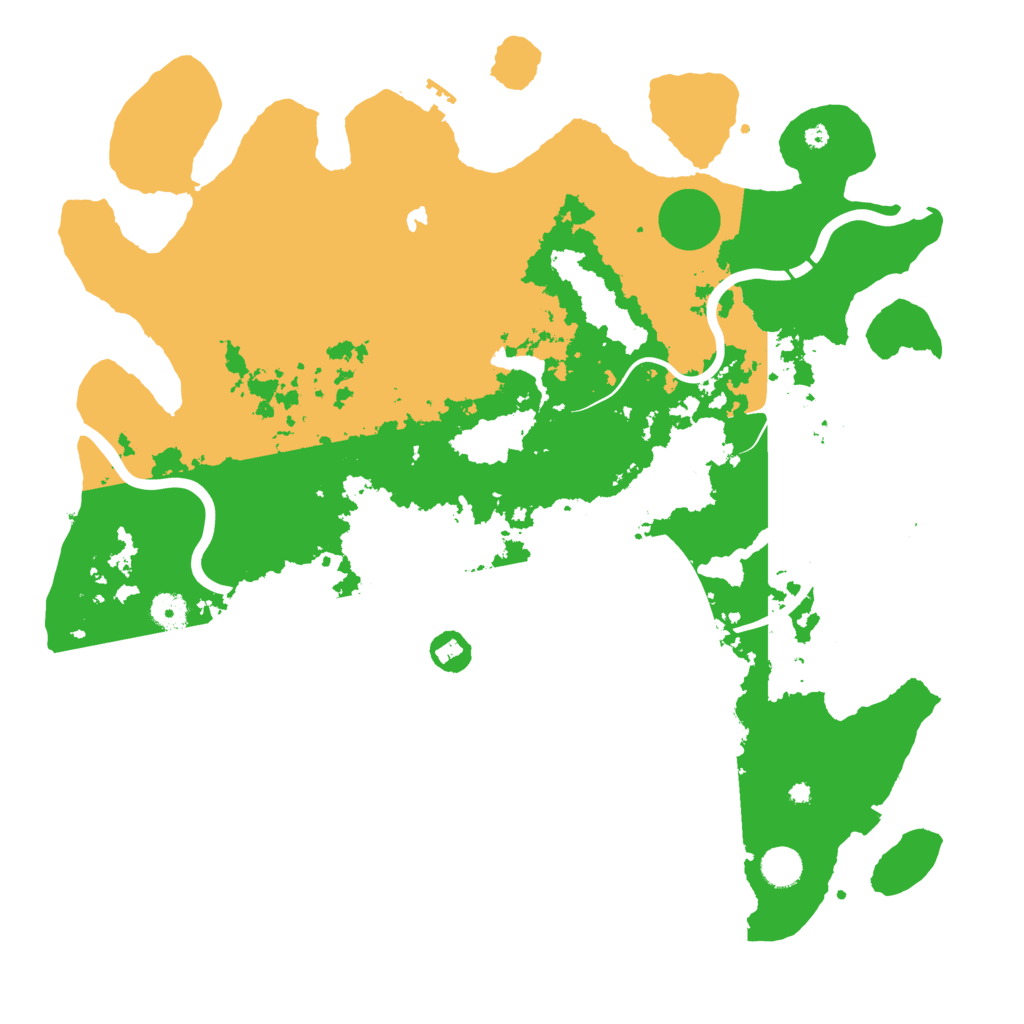 Biome Rust Map: Procedural Map, Size: 4400, Seed: 406802303