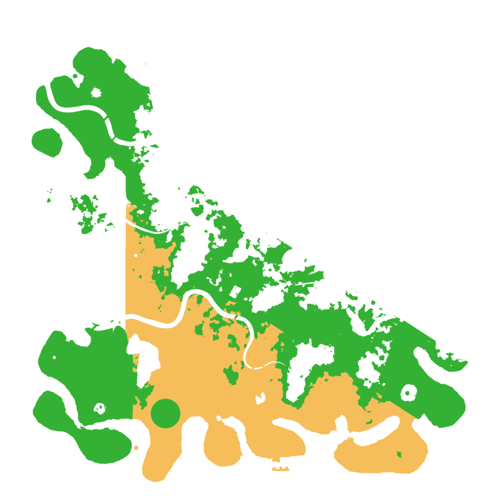 Biome Rust Map: Procedural Map, Size: 4500, Seed: 33666787
