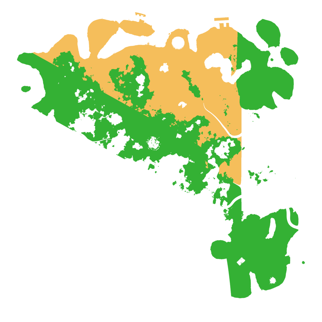 Biome Rust Map: Procedural Map, Size: 4500, Seed: 5563582