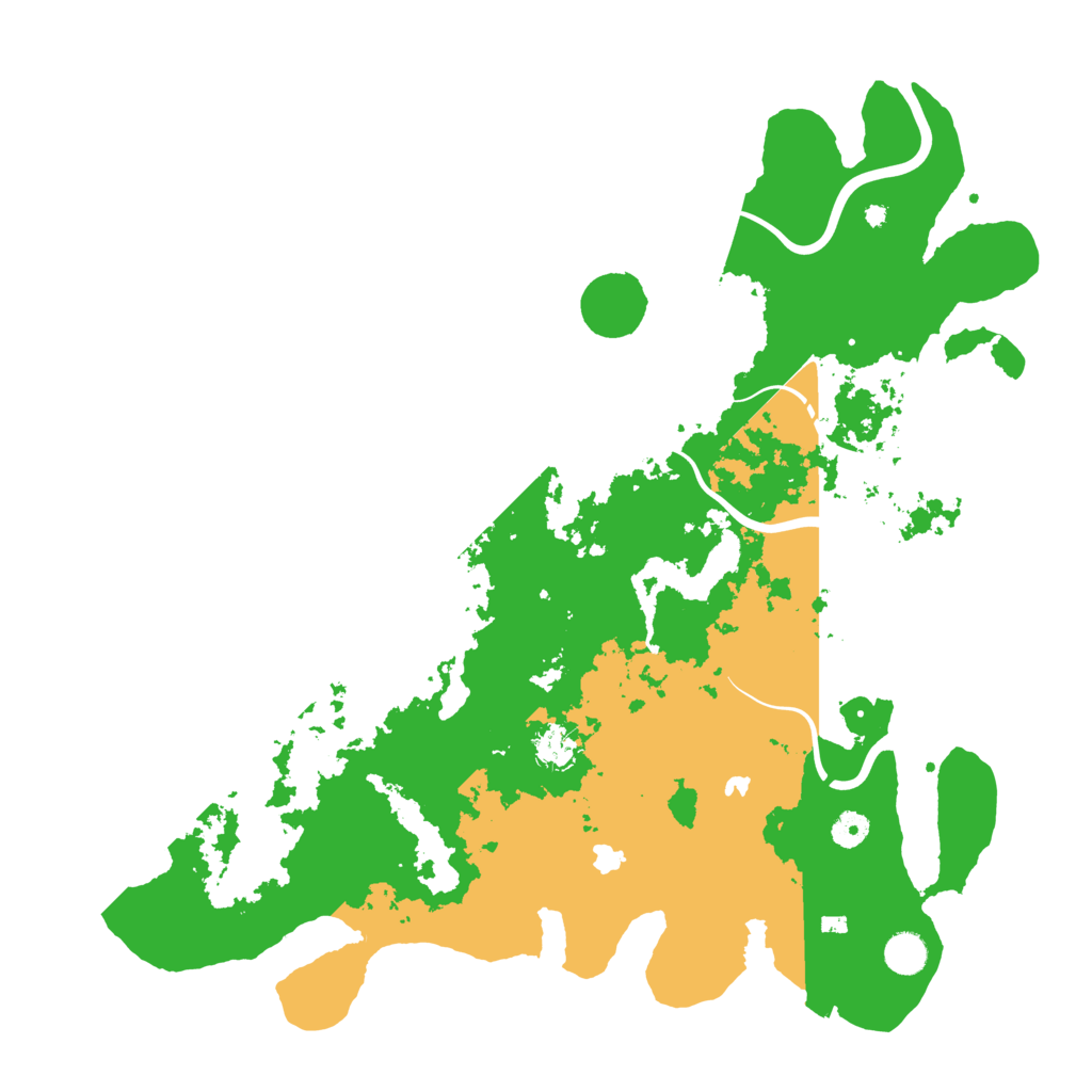 Biome Rust Map: Procedural Map, Size: 4500, Seed: 227263225