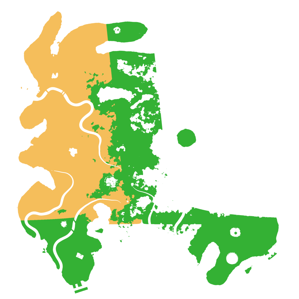 Biome Rust Map: Procedural Map, Size: 4500, Seed: 1608916175