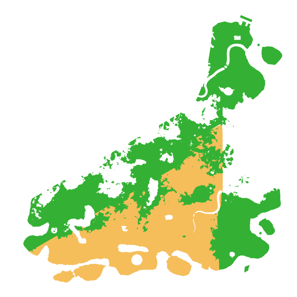 Biome Rust Map: Procedural Map, Size: 4800, Seed: 1551145078