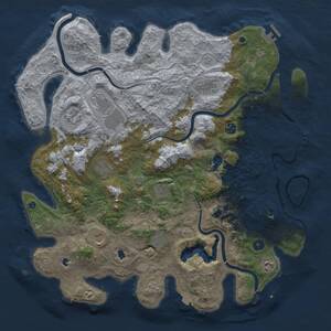 Thumbnail Rust Map: Procedural Map, Size: 4500, Seed: 665943472, 16 Monuments