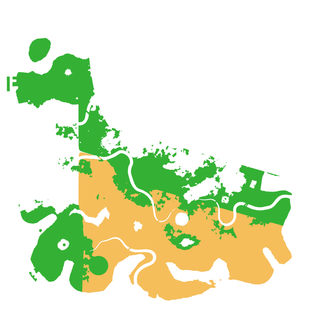 Biome Rust Map: Procedural Map, Size: 4300, Seed: 92215421