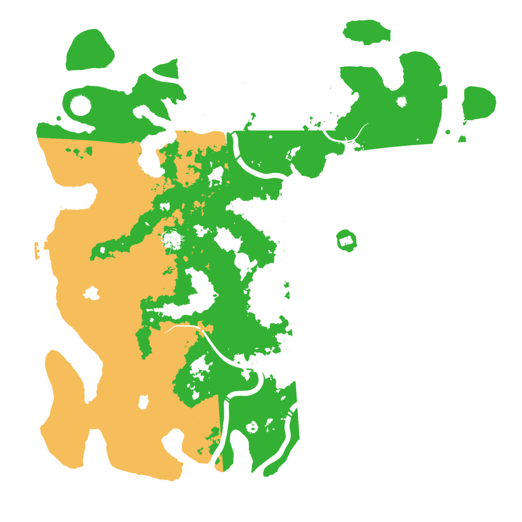 Biome Rust Map: Procedural Map, Size: 4500, Seed: 2047891317